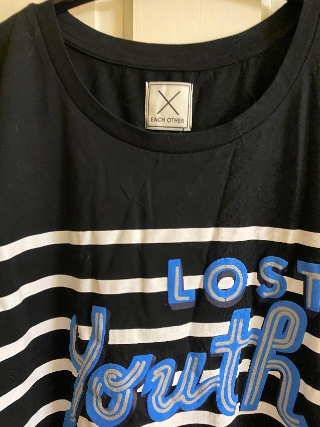 Each x Other Striped Embroidered T-Shirt