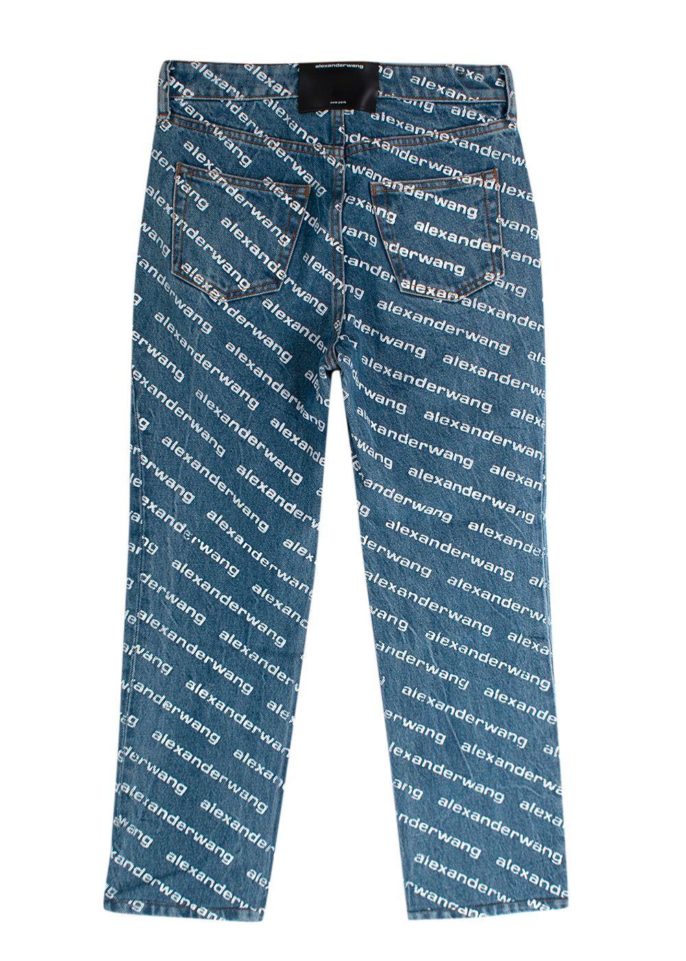 Alexander Wang Denim Printed Jeans