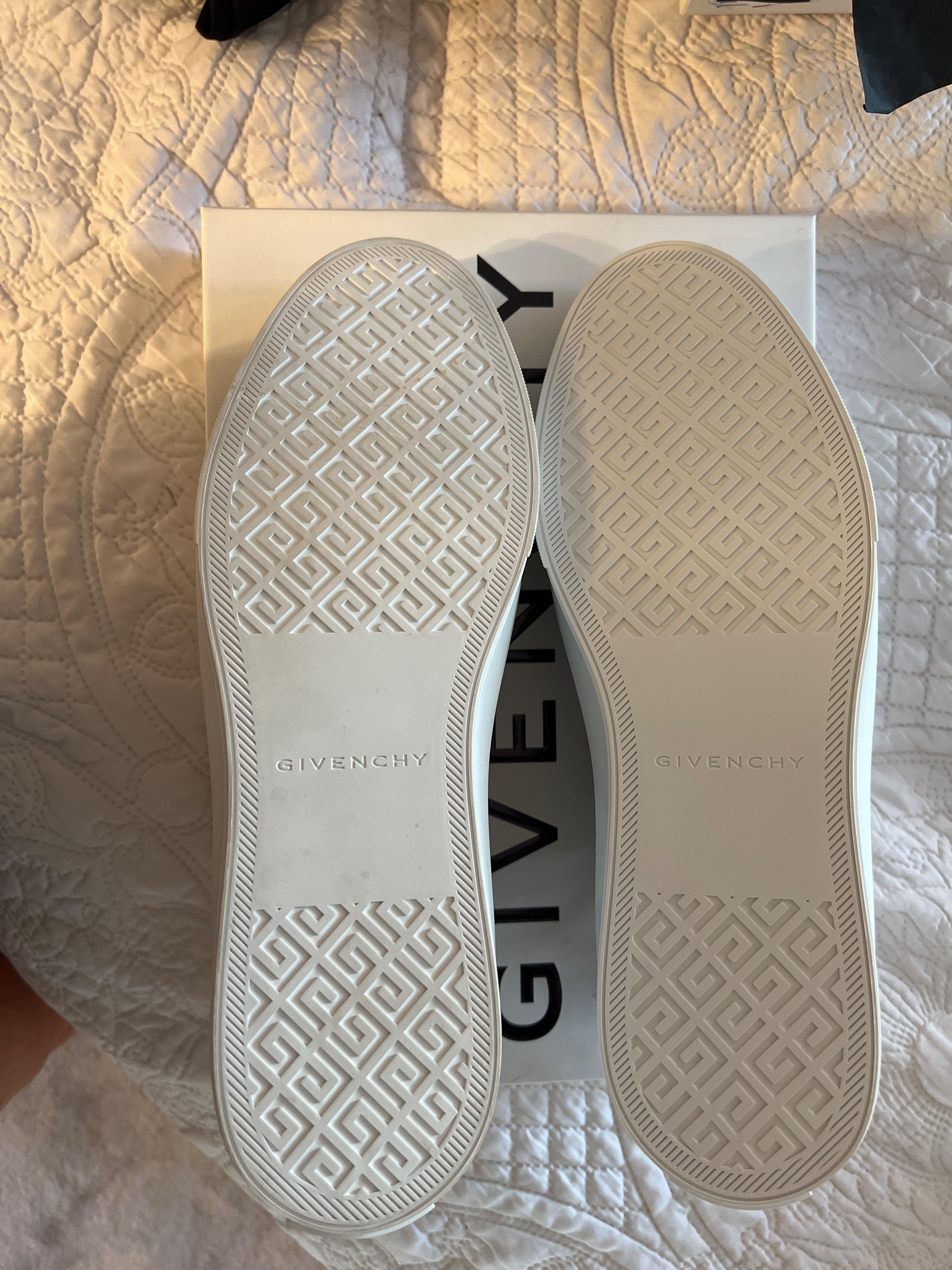 Givenchy Black Leather Trainers