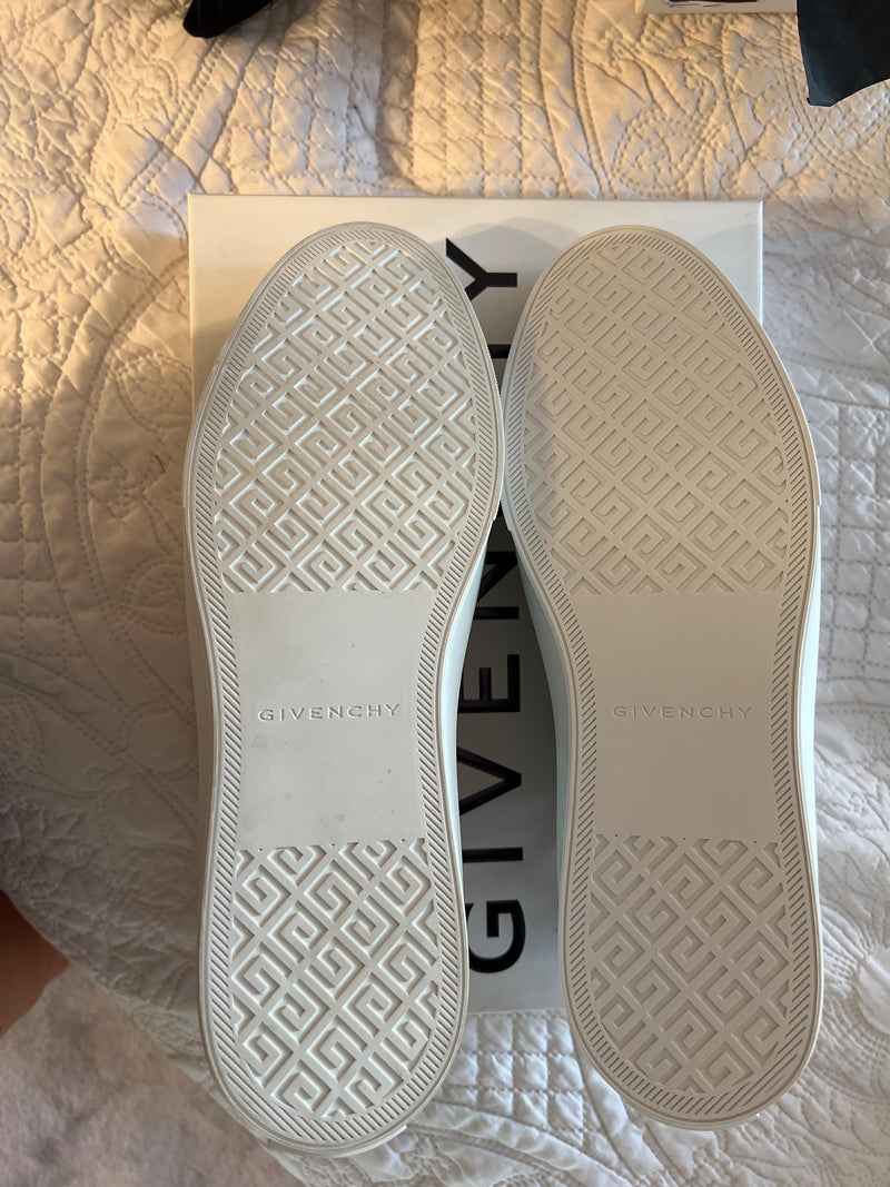 Givenchy Black Leather Trainers