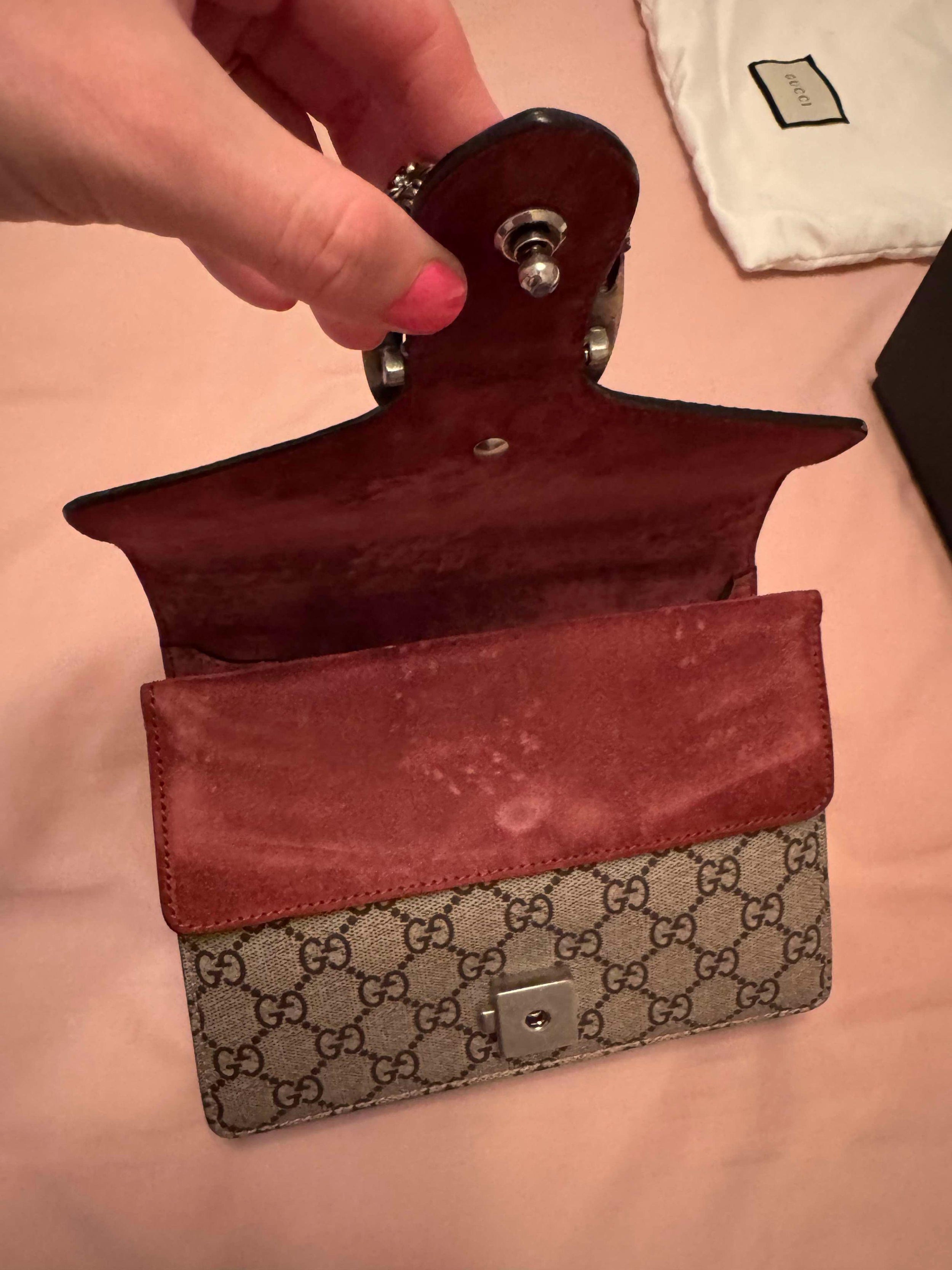 Gucci Mini GG Supreme Blooms Dionysus crossbody bag
