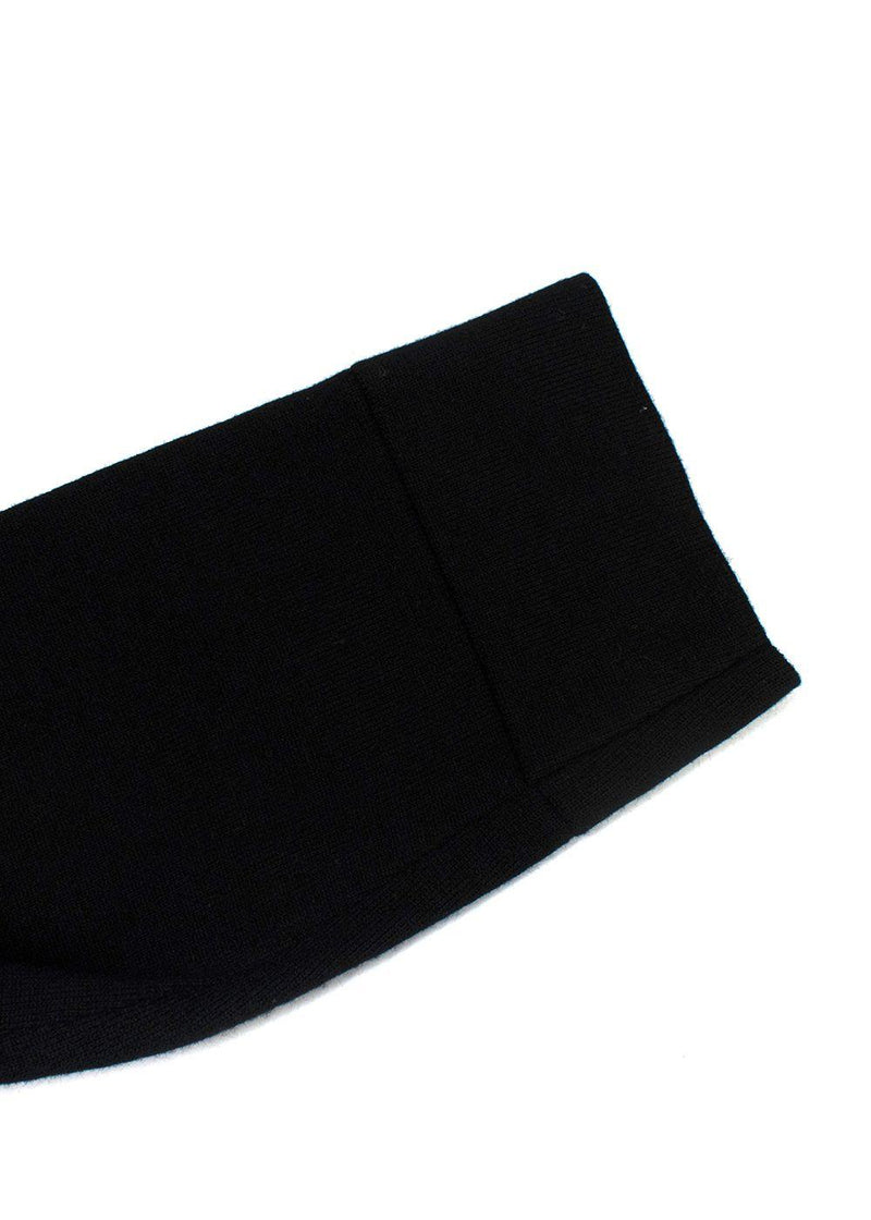 Hermes Black Patterned Silk Twillaine Cardigan