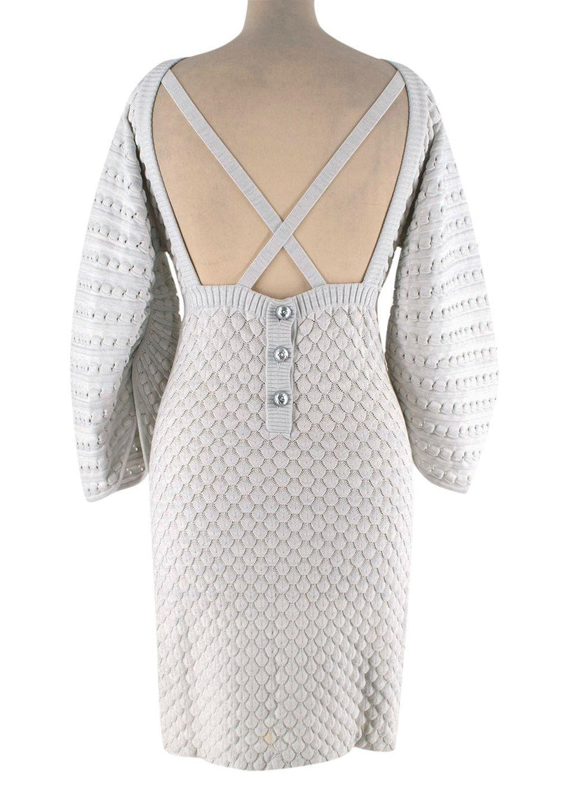 Waffle Knit Mini Dress