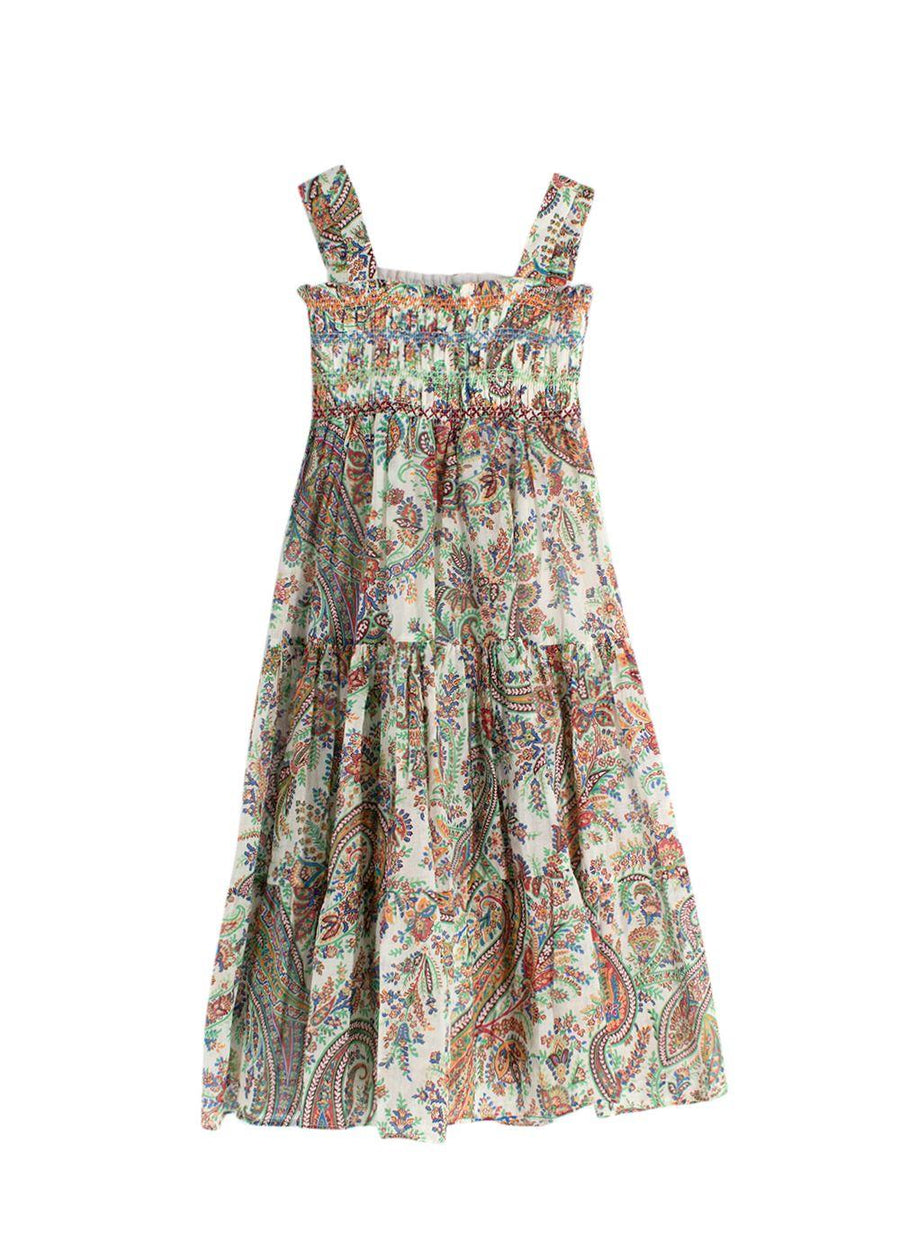 Etro Kids Paisley Print Sundress