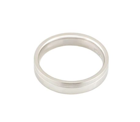Bespoke Platinum Court Style Wedding Band