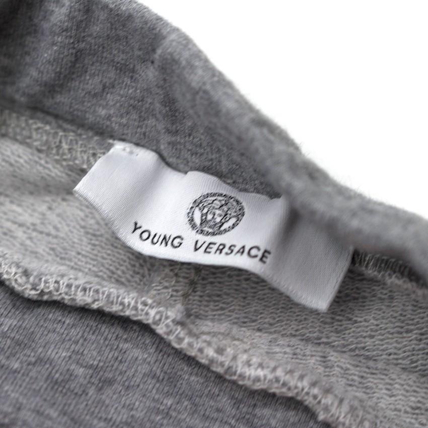 Young Versace 12 Month striped track shorts