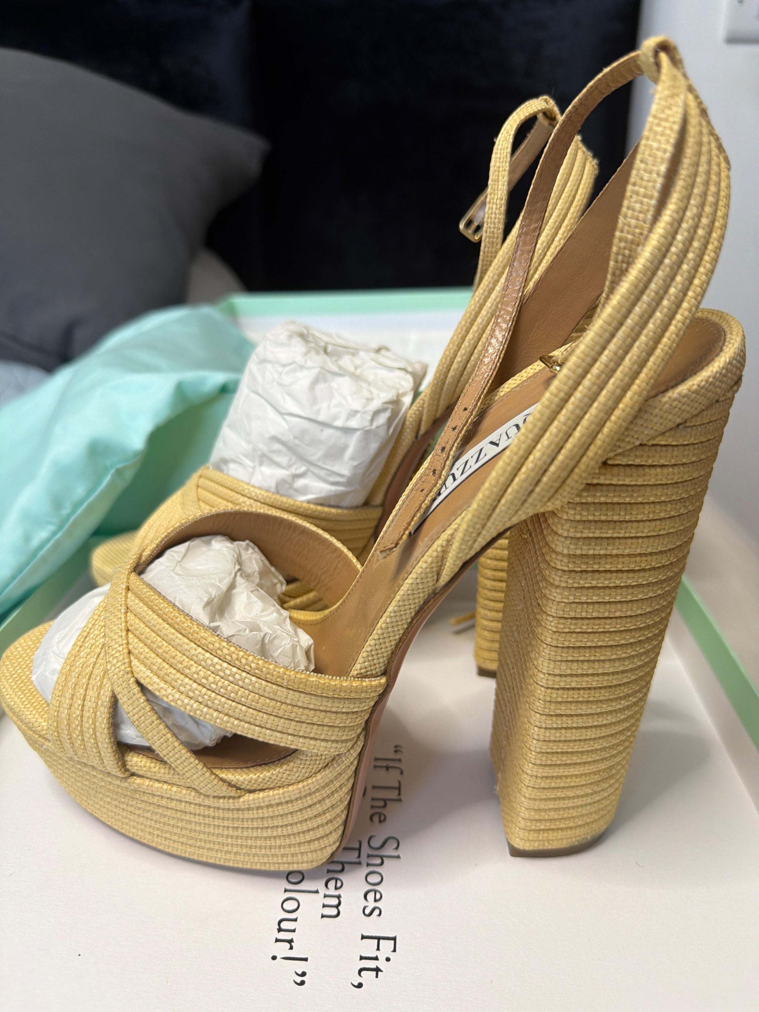 Aquazzura Sundance Plateau 140 Sandals