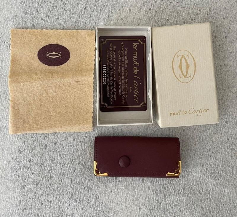 Cartier De Must Cartier Vintage Key Holder Pouch