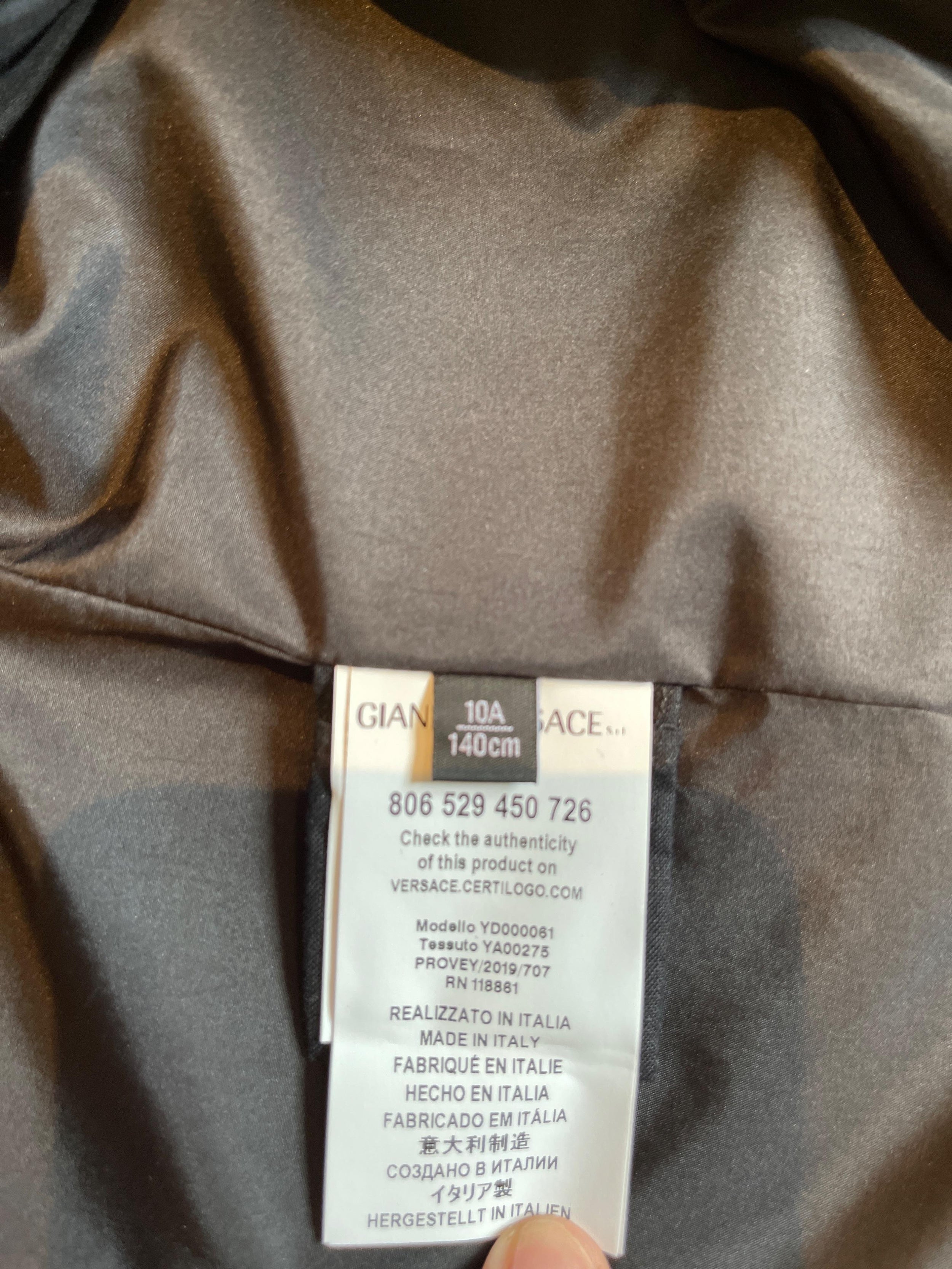 Baroque Print Hooded Jacket