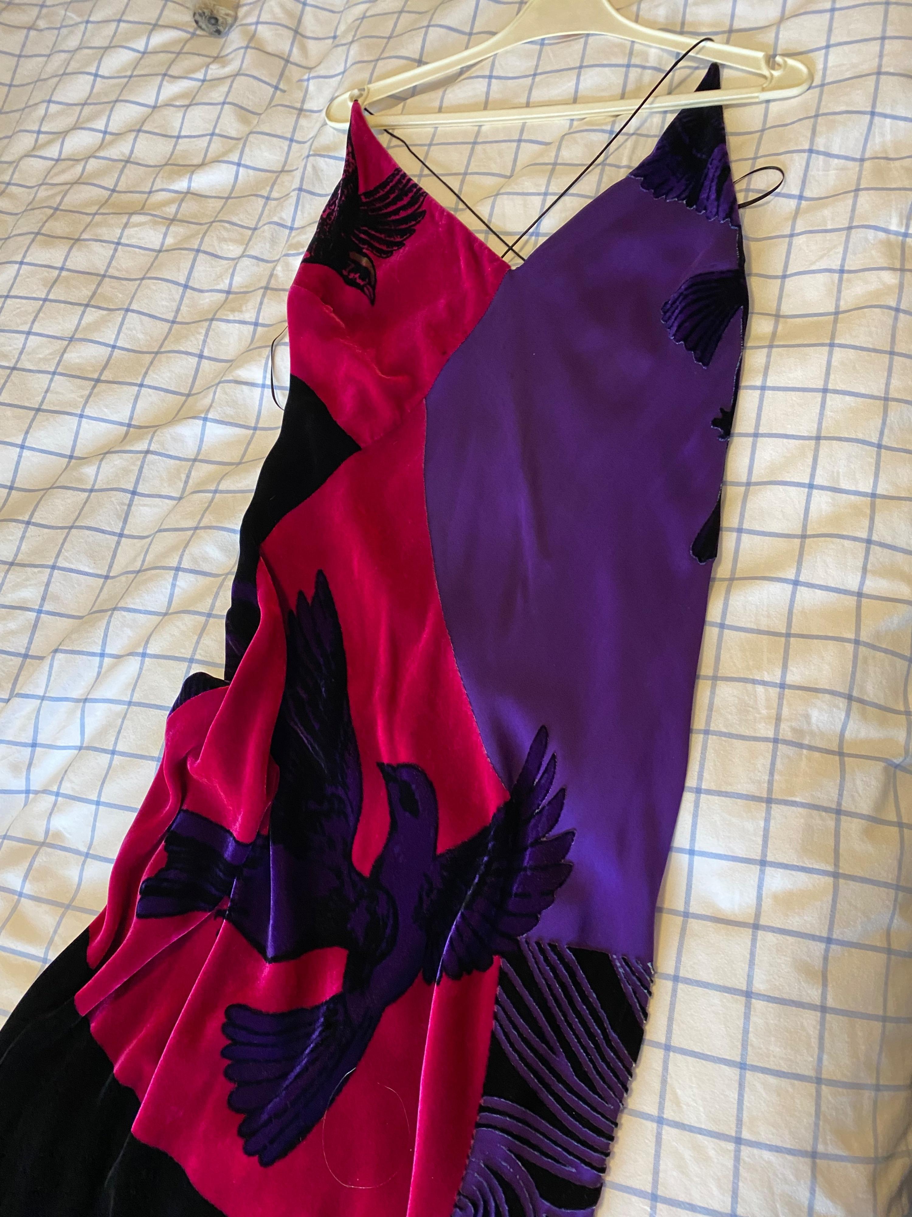 Joop Velvet Maxi Dress And Shawl