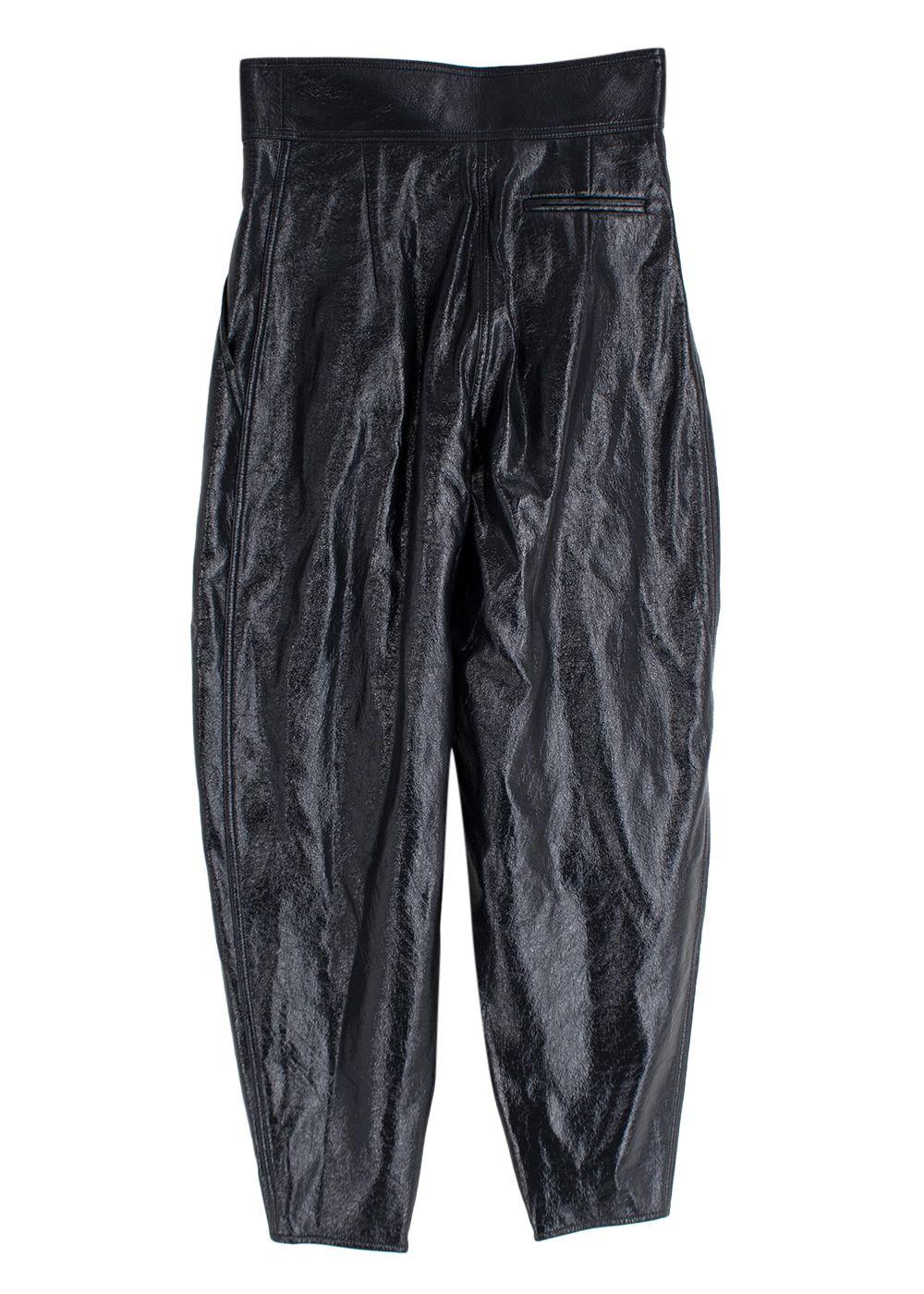 Crinkled Vinyl Pants