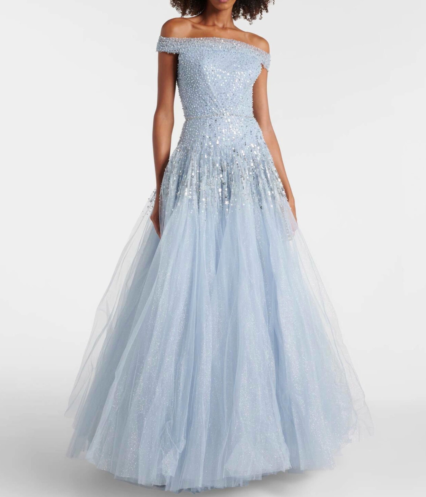 Jenny Packham  Sirena Sequin-Embellished Gown