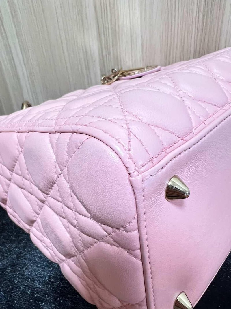 Dior Medium Cannage Pink Lady Dior bag