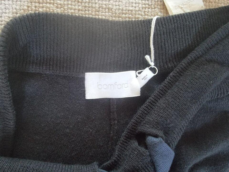 Bamford Black Cashmere Jogging Bottoms