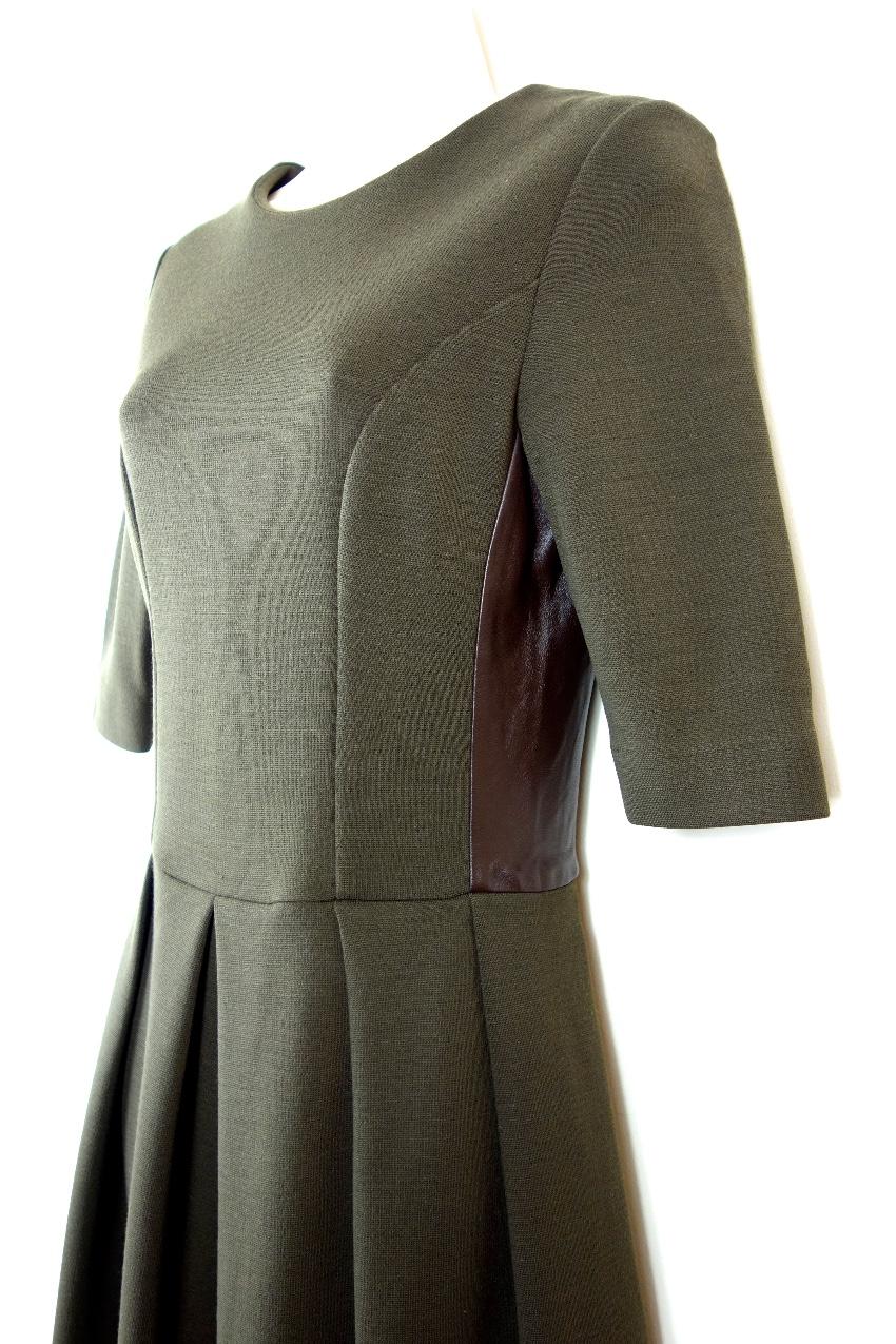 Irwin & Jordan Khaki Skater Dress