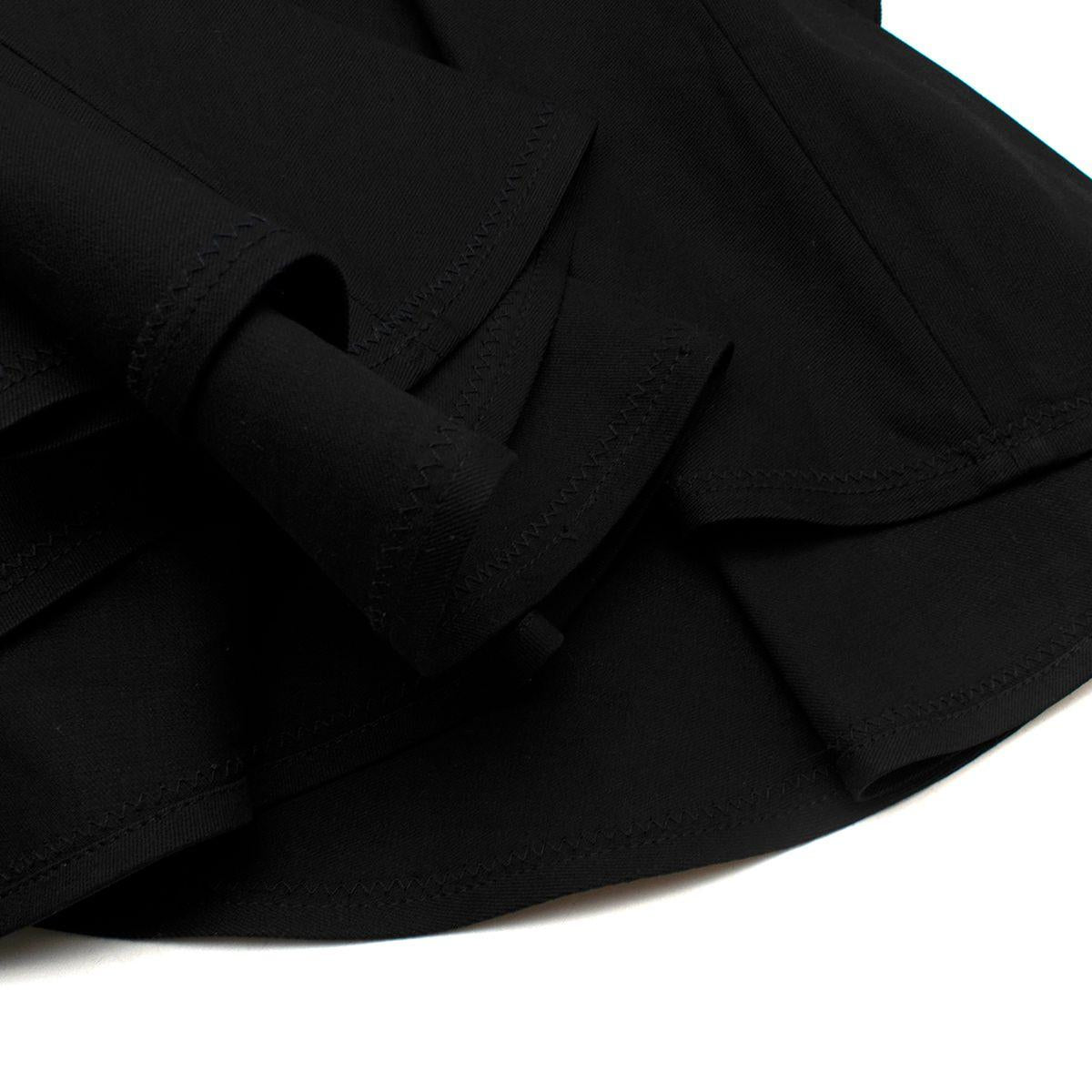 Black Denim Flared Jeans