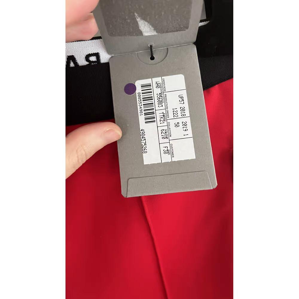 Red Logo Waist Leggings