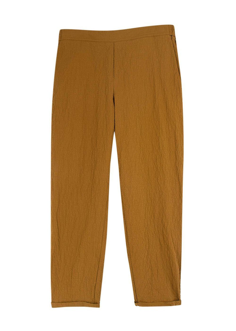 Momoni Mustard Linen Idaho Pants