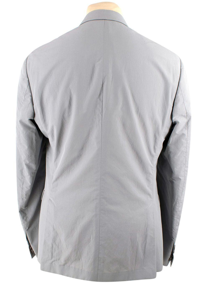 Neil Barrett Grey Single Breasted Blazer