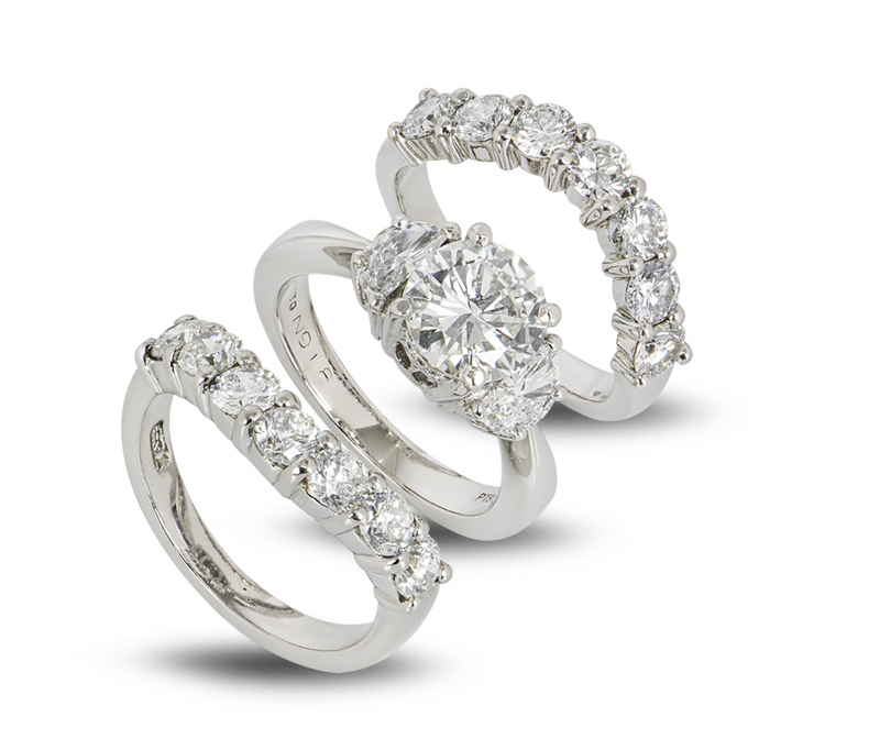 Platinum Diamond Bridal Set