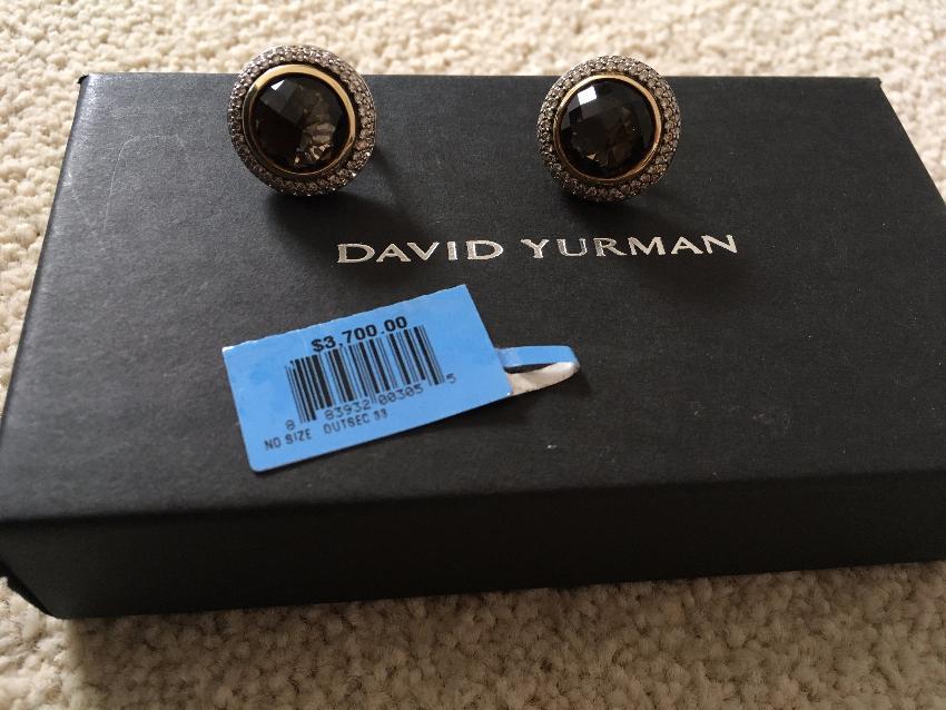 David Yurman Citrine Earrings