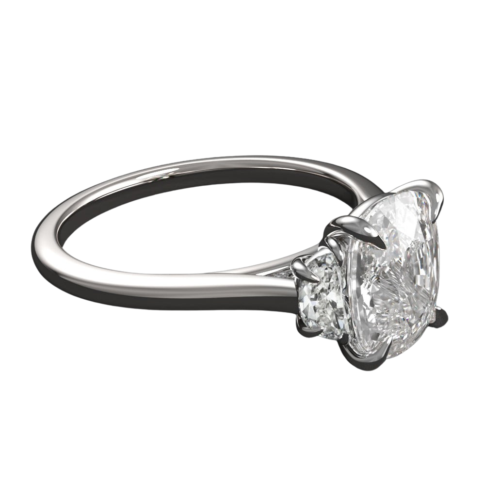 Verde 2ct Lab Grown Cushion Cut Diamond ring