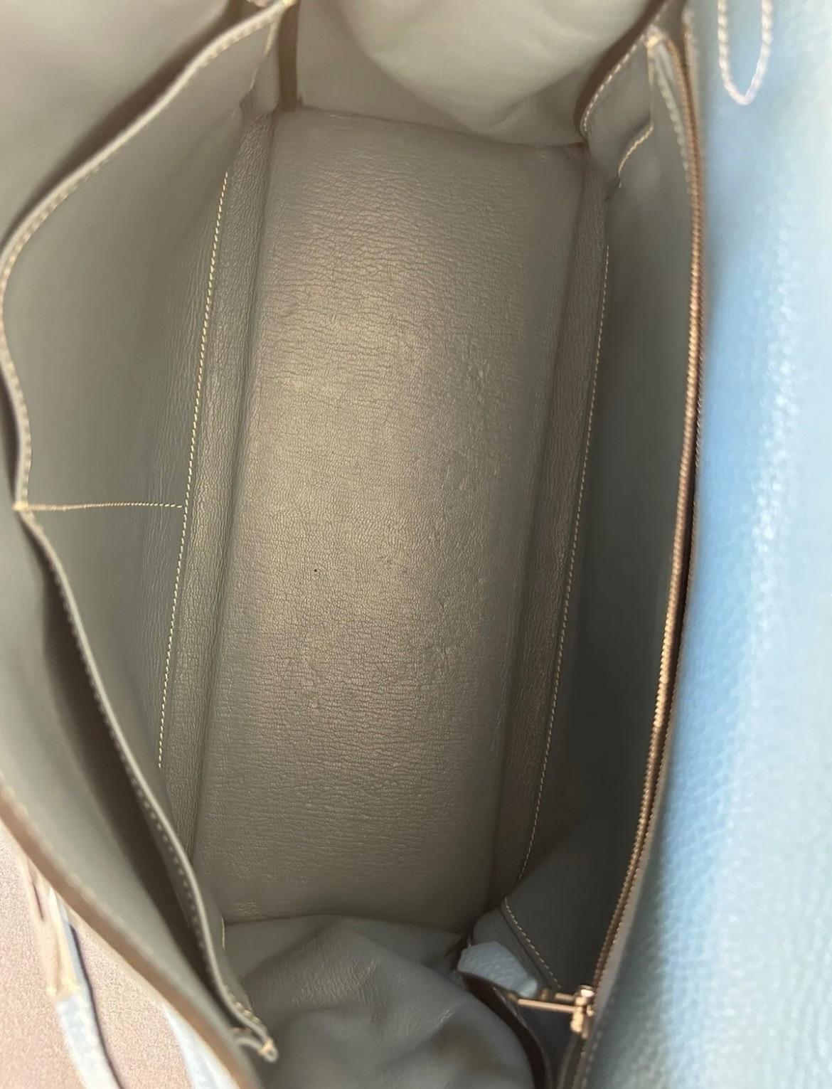 Blue Jeans Togo Leather Kelly Bag