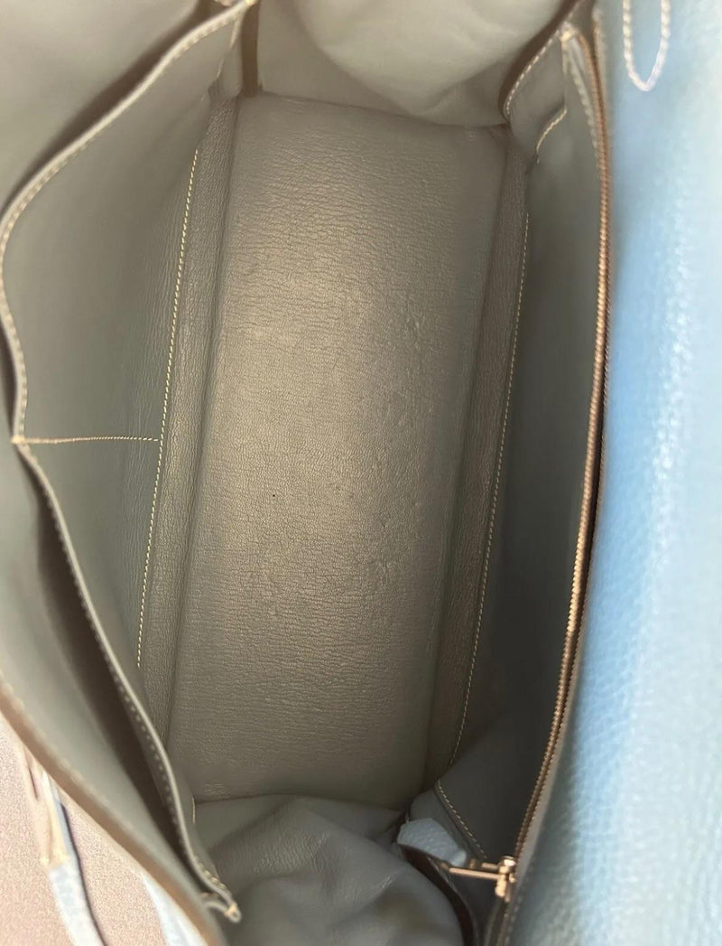Blue Jeans Togo Leather Kelly Bag