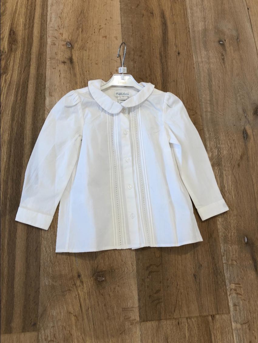 Ralph Lauren Baby Girl White Blouse
