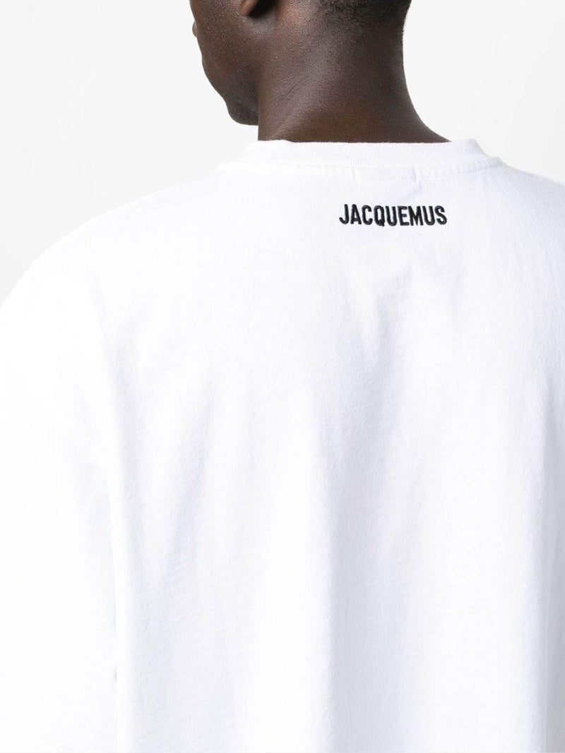 Jacquemus Sun Print White Cotton T-Shirt