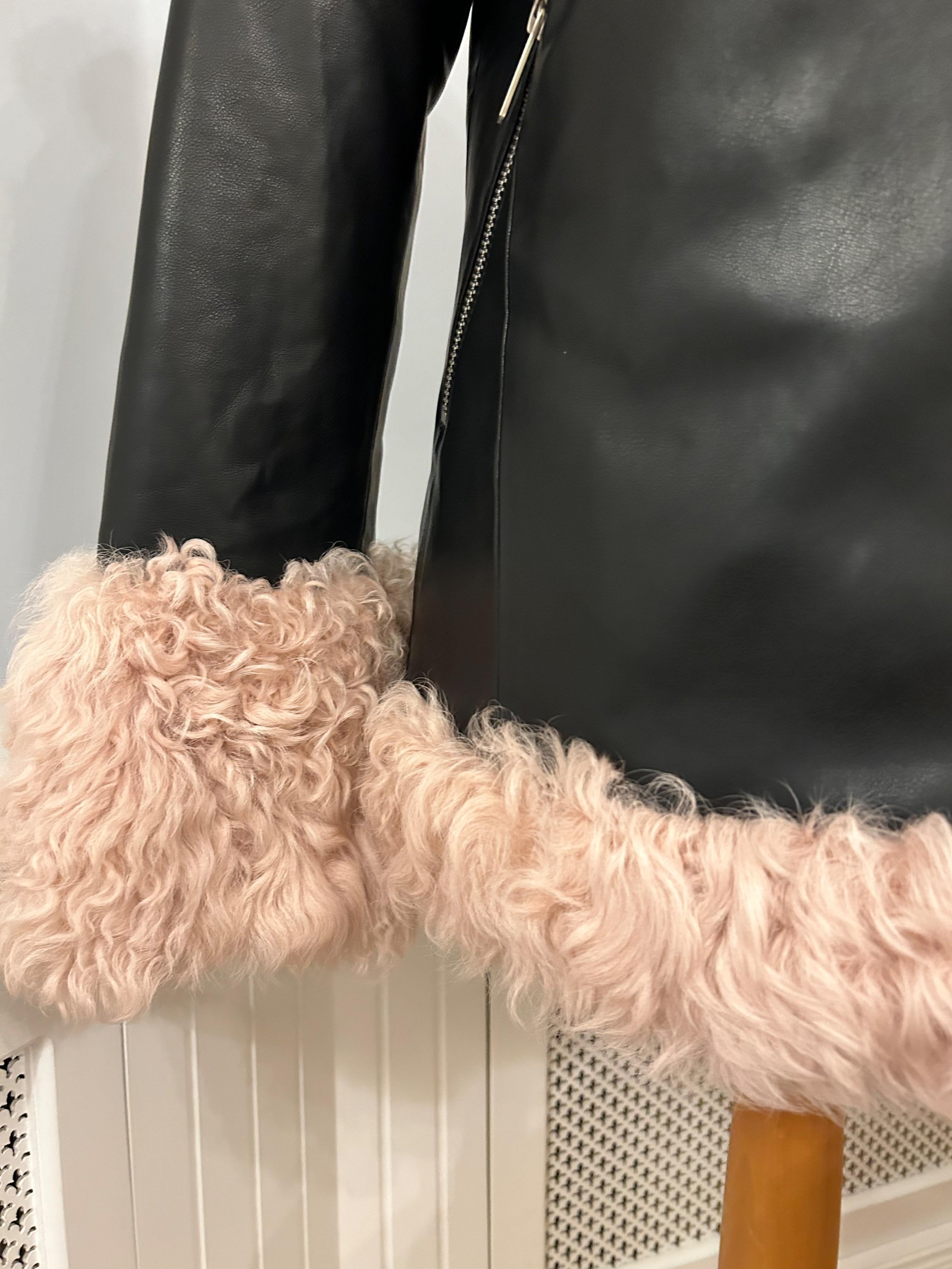 Charlotte Simone Black Bowie Leather Jacket