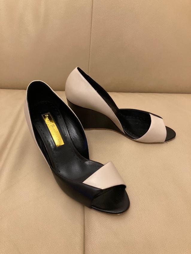 Rupert Sanderson Bi-Colour Wedge Pumps