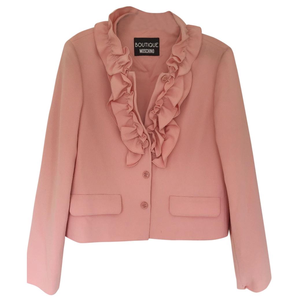Moschino Pink Ruffle Jacke
