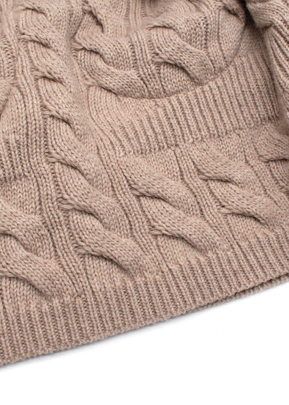 Christopher Esber Cropped Cable-knit Underwired Jumper