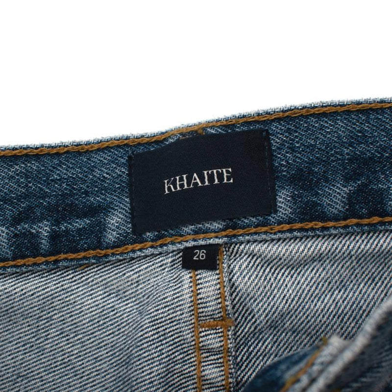 Khaite Blue Denim Kyle Distressed Jeans