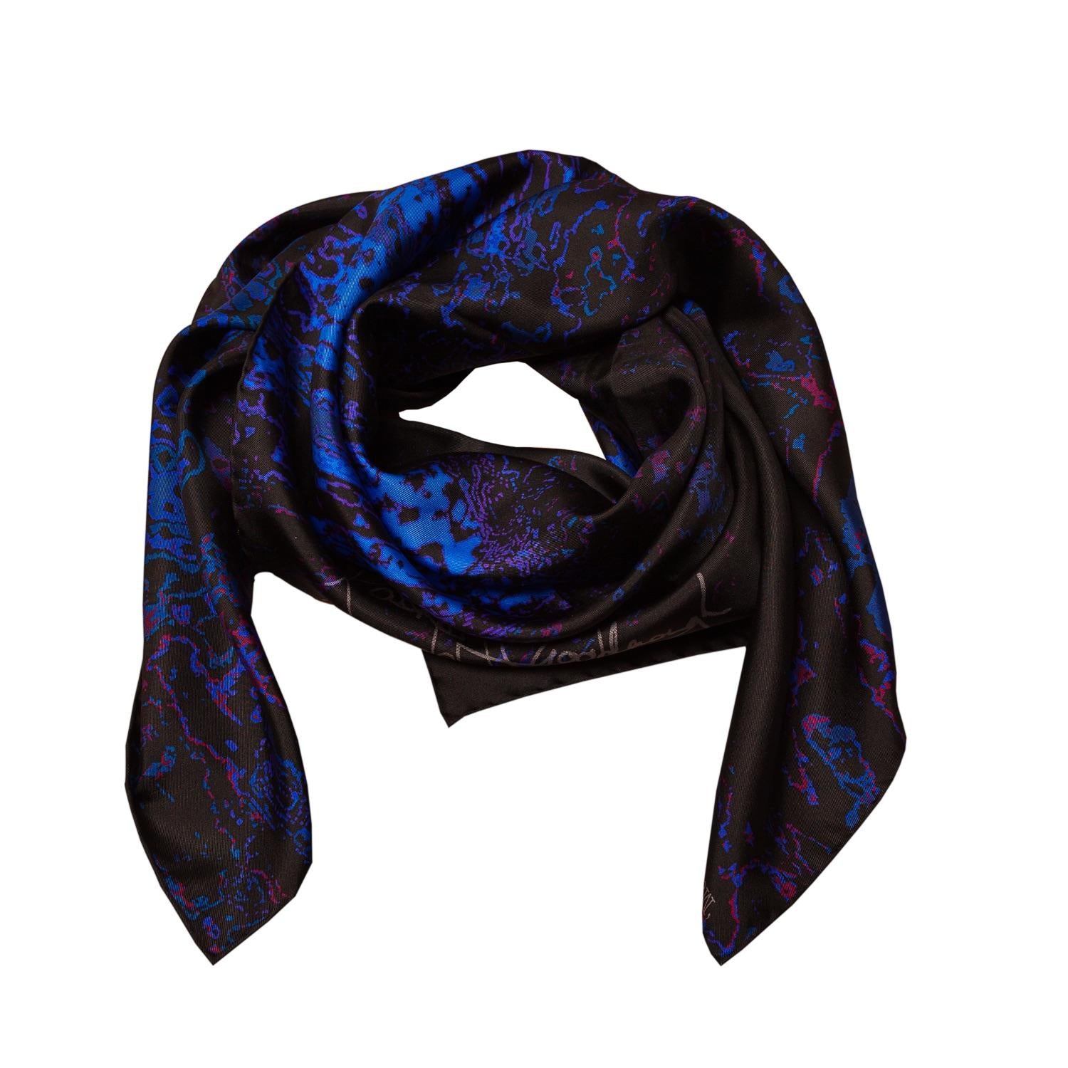 Rosemary Goodenough 'Mad Red Flowers V' Silk Scarf