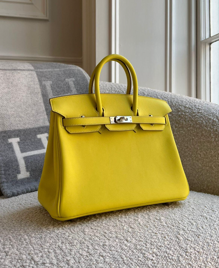 Hermes Lime Swift Birkin 25