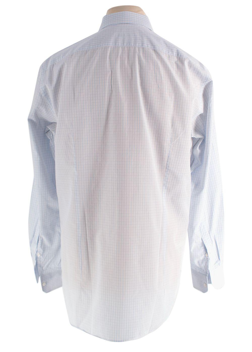 M.Bardelli Pale Blue Check Shirt