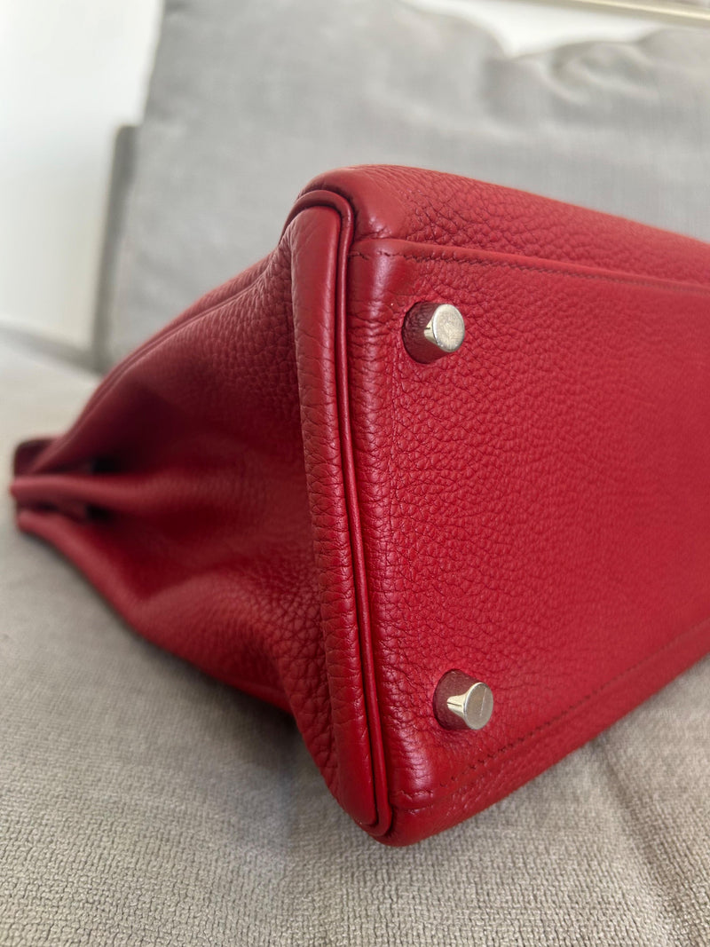 Hermes Rouge Garance Kelly 32cms