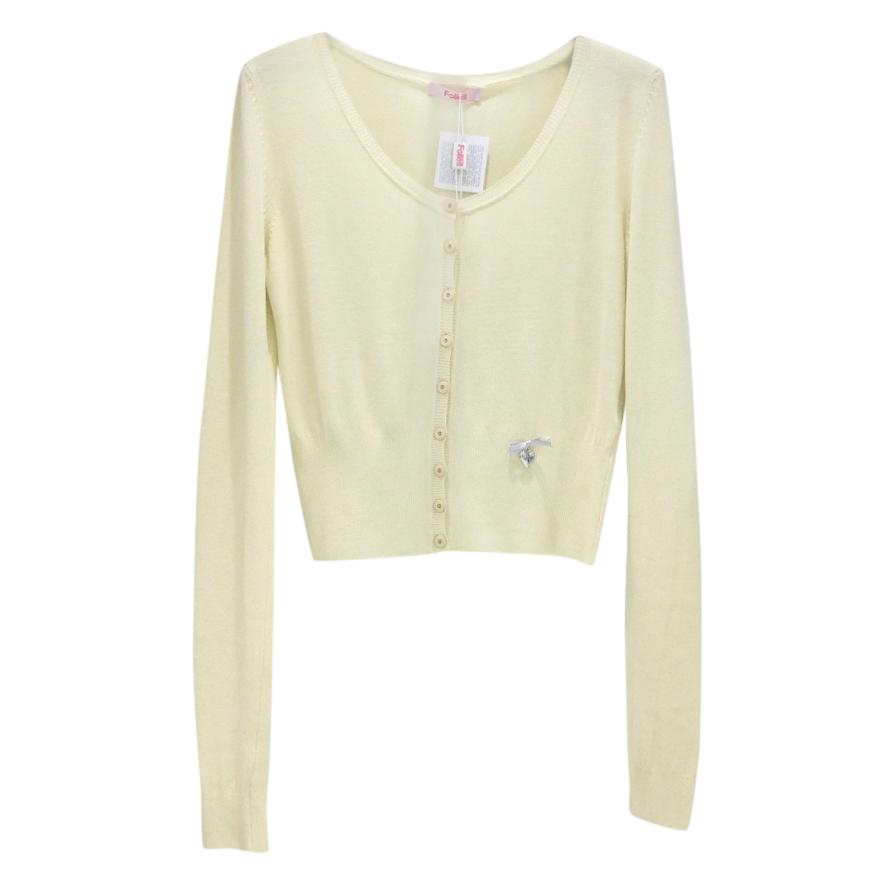 Blumarine Lemon Yellow Cardigan