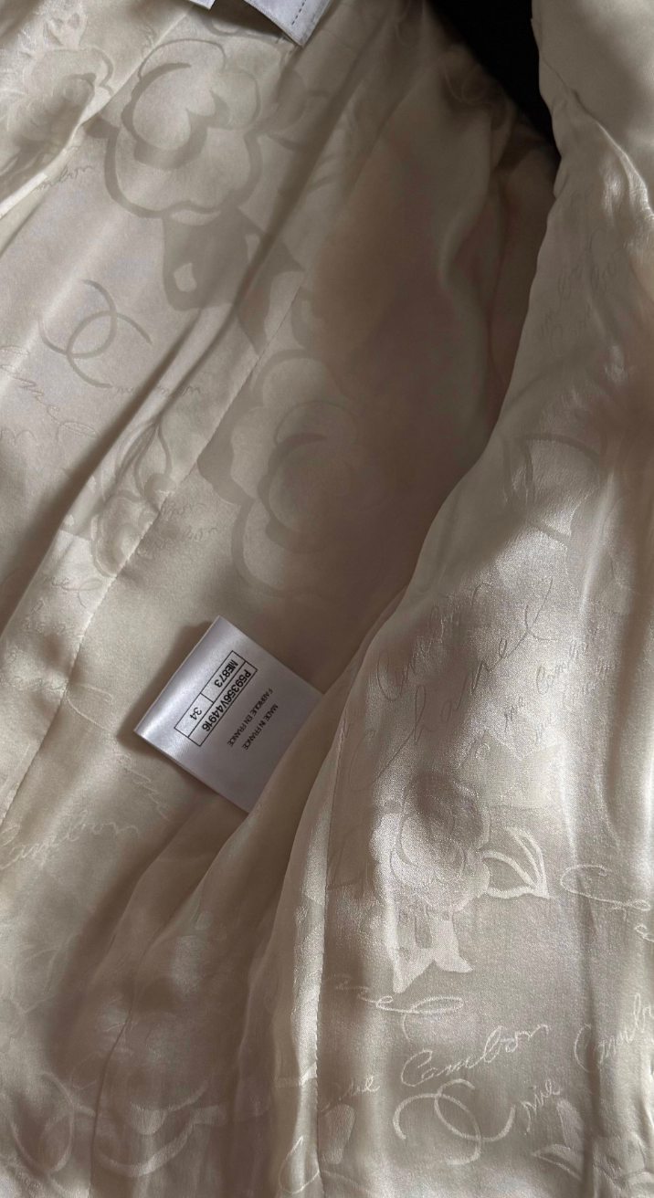Chanel Cream Metiers D'Art Jacket