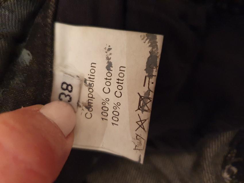 Balmain Grey Low Rise Distressed Jeans