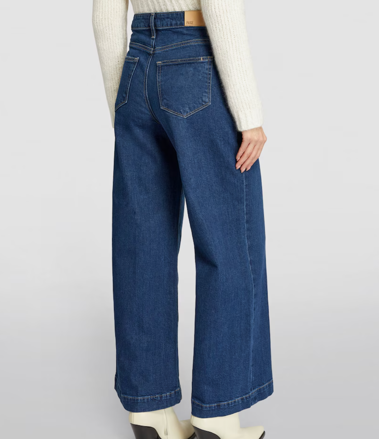 Paige Wide-Leg Harper Jeans