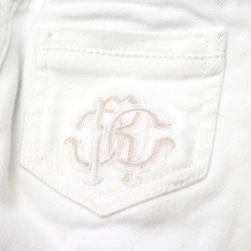 Roberto Cavalli White Skinny Jeans