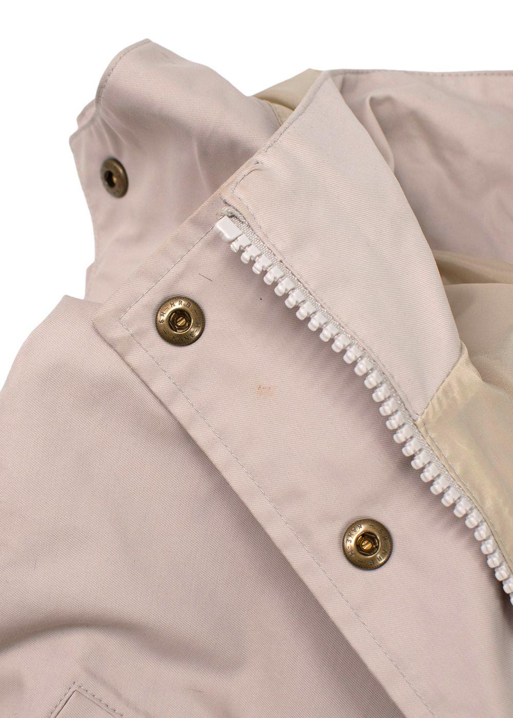 Barbour by Alexa Chung Beige Earnest Raincoat
