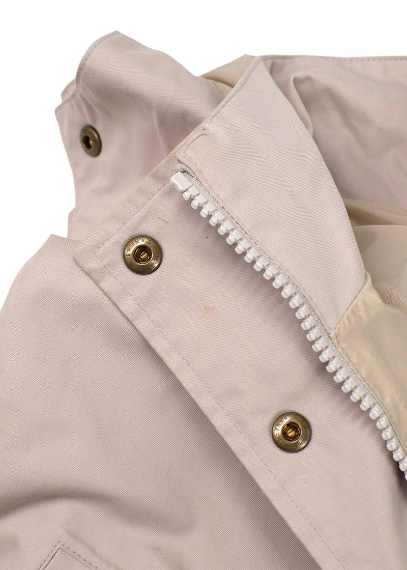 Barbour by Alexa Chung Beige Earnest Raincoat