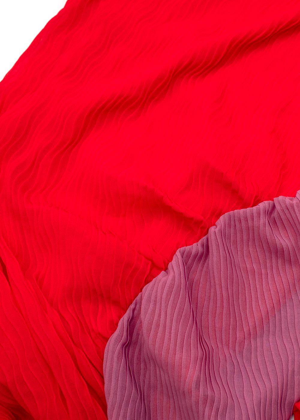 Brogger Pink and Orange Midi Dress