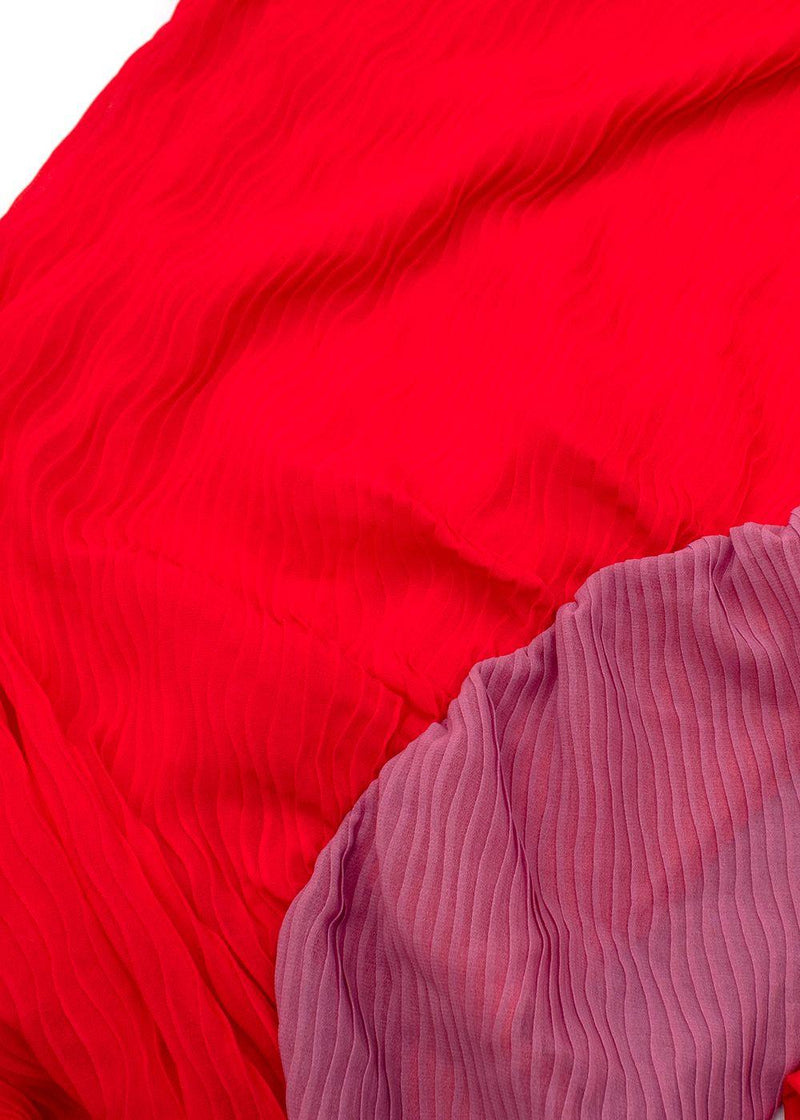 Brogger Pink and Orange Midi Dress