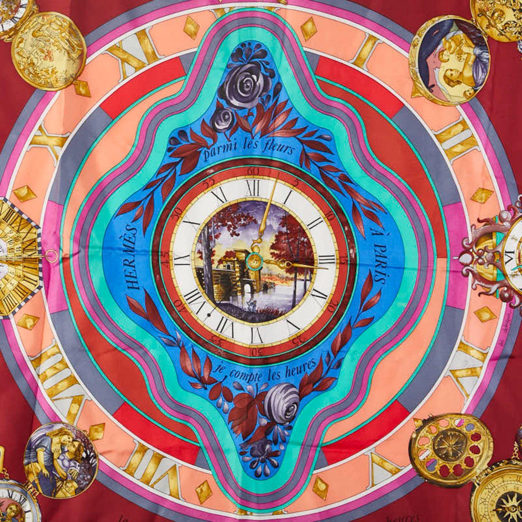 Hermès Carré 90 , Tuch "La Ronde des Heures"