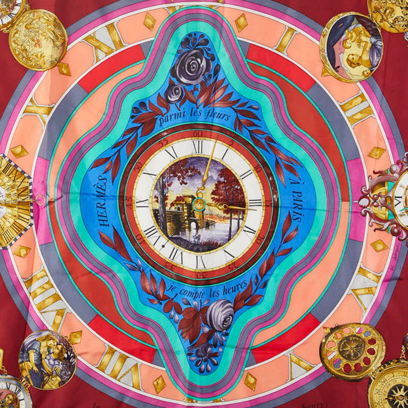 Hermès Carré 90 , Tuch "La Ronde des Heures"